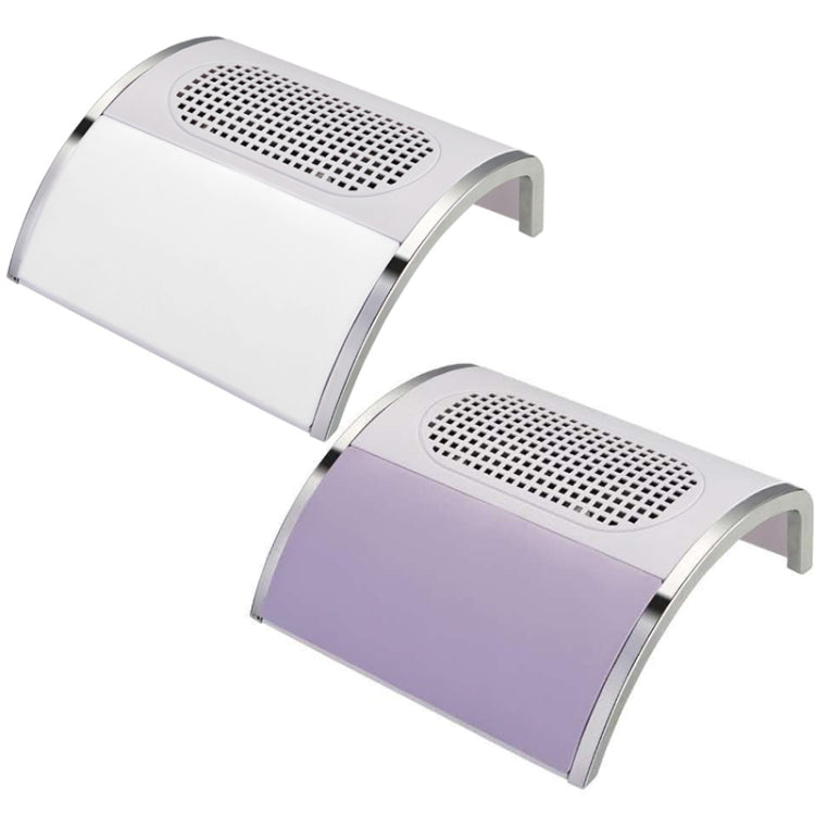 80W Nail Vacuum Cleaner Desktop Fan Vacuum Cleaner,EU Plug(White) - Nail Art Equipment by PMC TechLife | Online Shopping South Africa | PMC TechLife