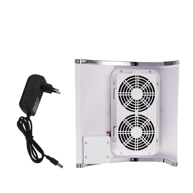 80W Nail Vacuum Cleaner Desktop Fan Vacuum Cleaner,EU Plug(Purple) - Nail Art Equipment by PMC TechLife | Online Shopping South Africa | PMC TechLife | Buy Now Pay Later Mobicred