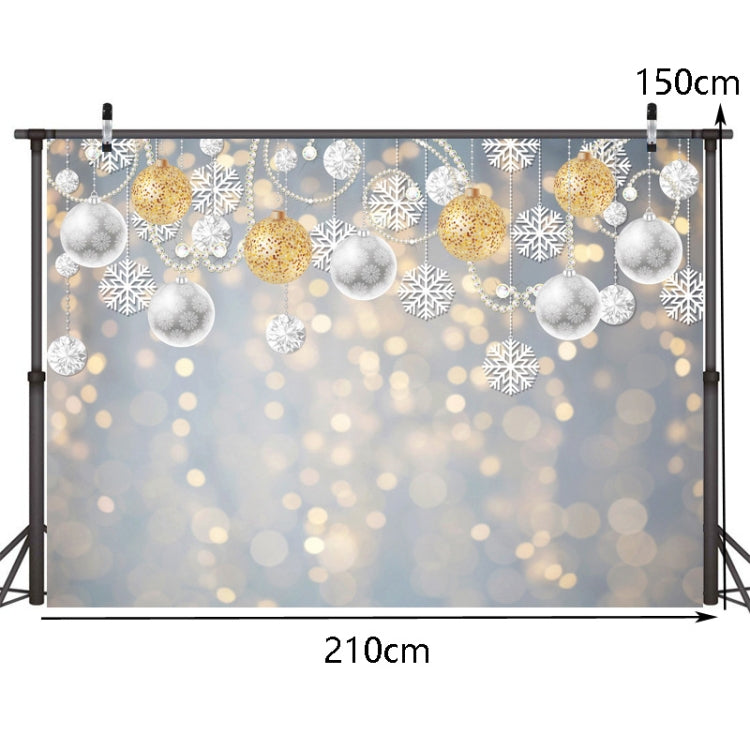 2.1m X 1.5m Christmas Ball Snowflake Party Decorative Photography Background -  by PMC TechLife | Online Shopping South Africa | PMC TechLife | Buy Now Pay Later Mobicred