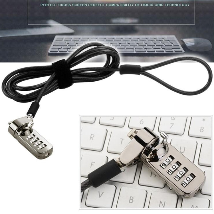 YF21067 Digital Device Anti-Theft Lock  Laptop Lock(Black) - Gadget by PMC Jewellery | Online Shopping South Africa | PMC Jewellery | Buy Now Pay Later Mobicred