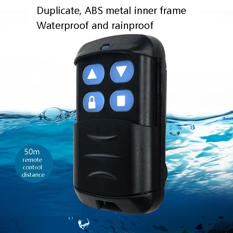 2 PCS Electric Roller Shutter Waterproof Copy Universal Remote Controller Garage Door Remote Control Key(418MHz) - Universal by PMC TechLife | Online Shopping South Africa | PMC TechLife