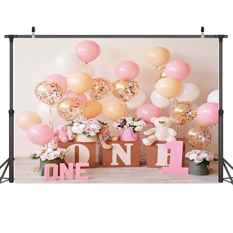 2.1m X 1.5m One Year Old Birthday Photography Background Party Decoration Hanging Cloth(576) - Birthday Party by PMC TechLife | Online Shopping South Africa | PMC TechLife | Buy Now Pay Later Mobicred