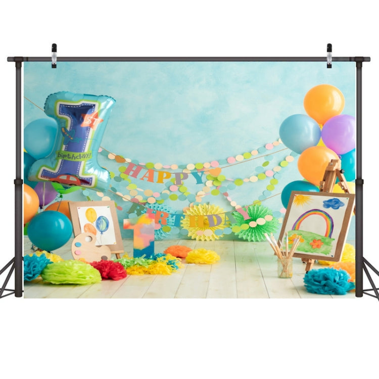 2.1m X 1.5m One Year Old Birthday Photography Background Party Decoration Hanging Cloth(583) - Birthday Party by PMC TechLife | Online Shopping South Africa | PMC TechLife | Buy Now Pay Later Mobicred
