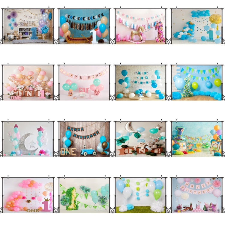 2.1m X 1.5m One Year Old Birthday Photography Background Party Decoration Hanging Cloth(582) - Birthday Party by PMC TechLife | Online Shopping South Africa | PMC TechLife | Buy Now Pay Later Mobicred