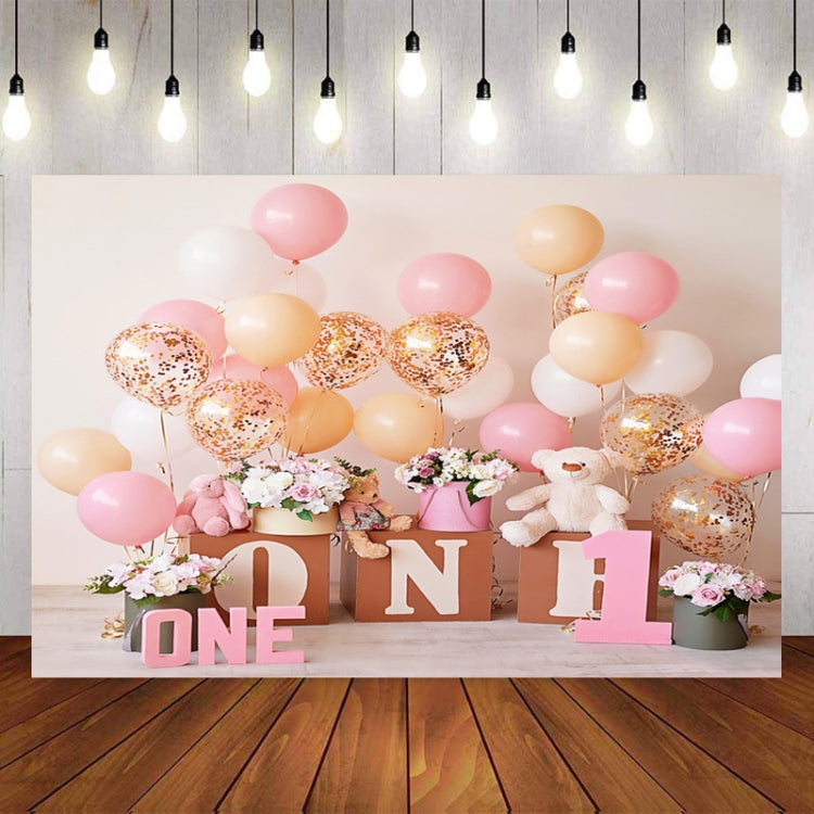 2.1m X 1.5m One Year Old Birthday Photography Background Party Decoration Hanging Cloth(581) - Birthday Party by PMC TechLife | Online Shopping South Africa | PMC TechLife | Buy Now Pay Later Mobicred