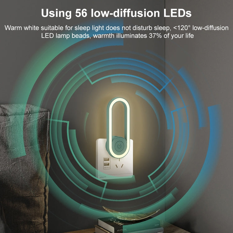 TS-06-13 Ultrasonic Mosquito Repellent Electronic Night Light Mosquito Repellent US Plug(Green) - Repellents by PMC TechLife | Online Shopping South Africa | PMC TechLife | Buy Now Pay Later Mobicred