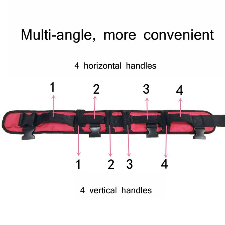 Adult Toddler Belt Anti-Fall Get Up And Shift Belt, Specification: L(Red Black) - free shipping - PMC TechLife - Order now!