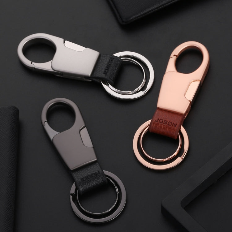 JOBON ZB-028YSK Car Keychain Men Waist Hangs Side Press Keychain(Brown Chrome) - free shipping - PMC TechLife - Order now!