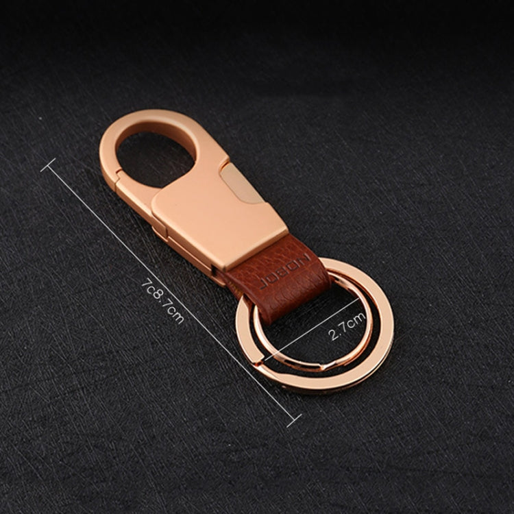JOBON ZB-028YSK Car Keychain Men Waist Hangs Side Press Keychain(Brown Chrome) - free shipping - PMC TechLife - Order now!
