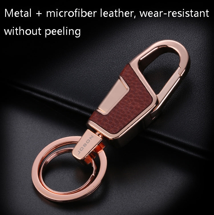 JOBON ZB-6611 Car Keychain Men Waist Hanging Keychain Simple Key Rings(Golden) - Key Rings by JOBON | Online Shopping South Africa | PMC TechLife | Buy Now Pay Later Mobicred
