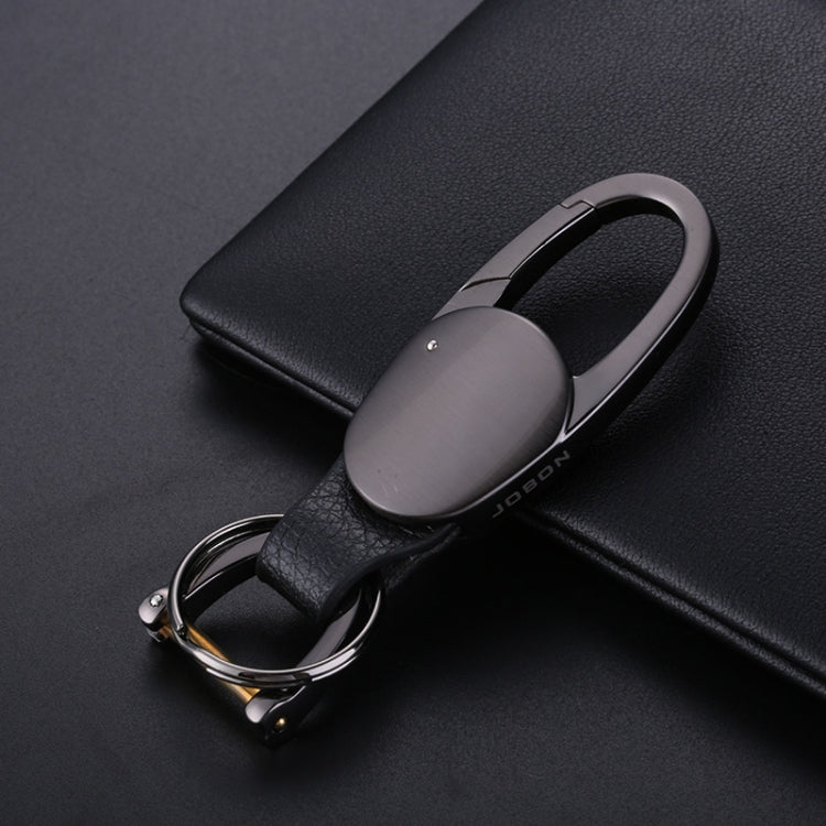 JOBON ZB-167A Horseshoe Car Keychain Men Metal Waist Hanging Keychain(Black) - Key Rings by JOBON | Online Shopping South Africa | PMC TechLife | Buy Now Pay Later Mobicred