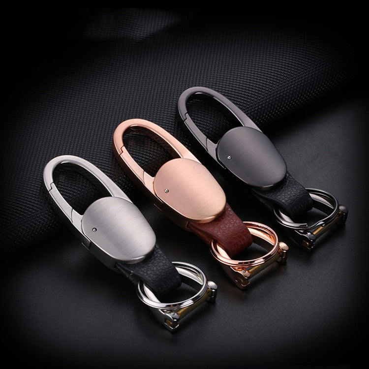 JOBON ZB-167A Horseshoe Car Keychain Men Metal Waist Hanging Keychain(Black) - Key Rings by JOBON | Online Shopping South Africa | PMC TechLife | Buy Now Pay Later Mobicred