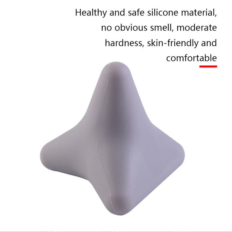 Silicone Thumb Bump Massager Muscle Relaxation Massage Fascia Device, Specification: Quadratic Blue - free shipping - PMC TechLife - Order now!