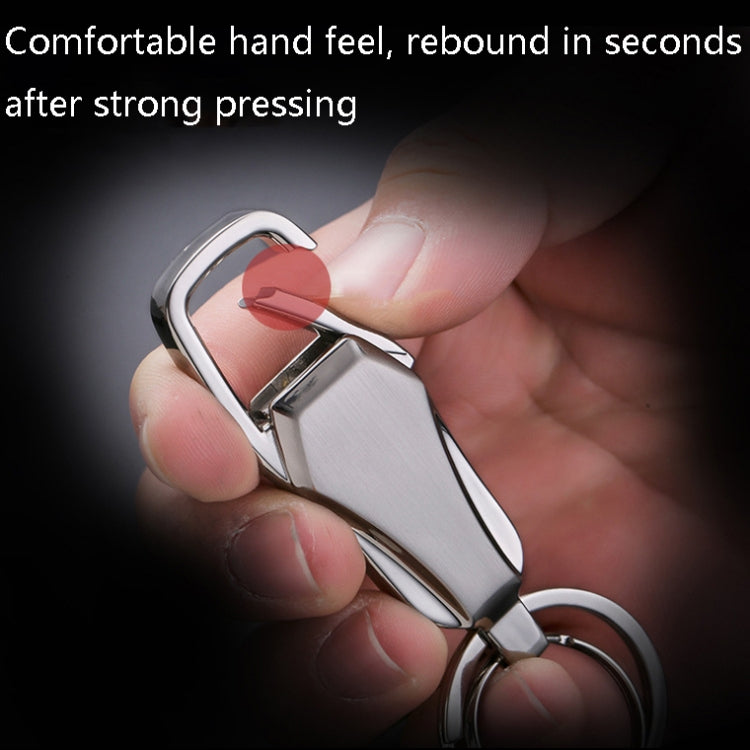 JOBON ZB-8780 Multi-Function Keychain Man Portable Mobile Phone Bracket Metal Waist Car Keychain(Silver) - Key Rings by JOBON | Online Shopping South Africa | PMC Jewellery | Buy Now Pay Later Mobicred