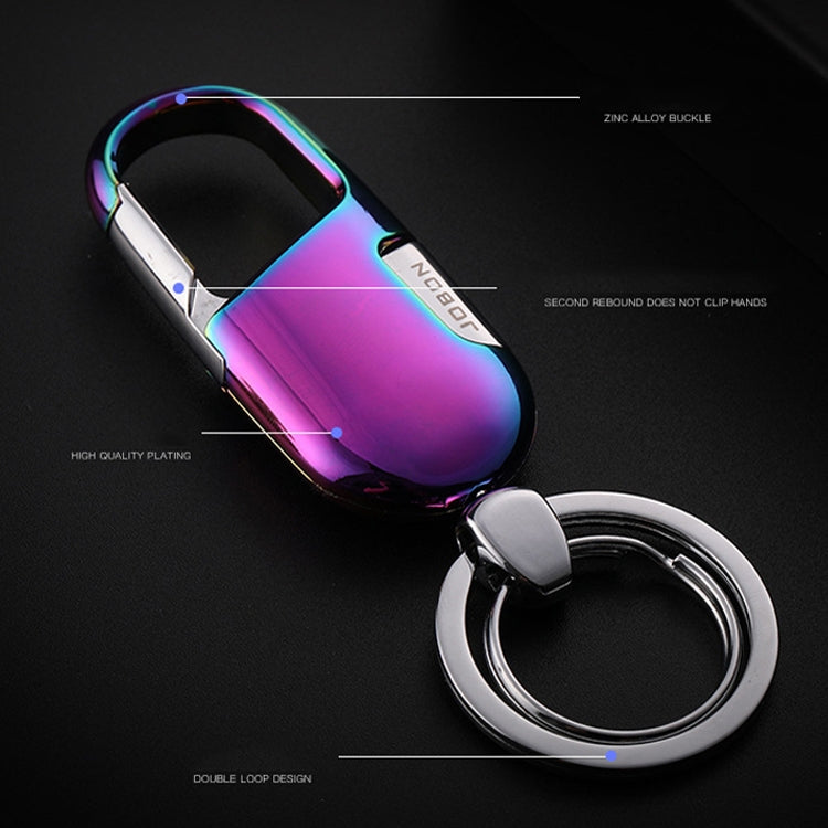 JOBON ZB-176 Car Keychain Men Waist Hanging Key Chain Pendant(Blue Ice) - free shipping - PMC Jewellery - Order now!