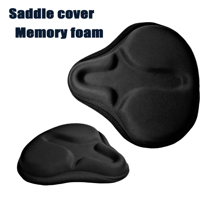 Bicycle Cushion Cover Mountain Bike Road Bike Thickened Silicone Cushion Cover Riding Equipment(Black) - Bicycle Saddle by PMc TechLife | Online Shopping South Africa | PMc TechLife | Buy Now Pay Later Mobicred