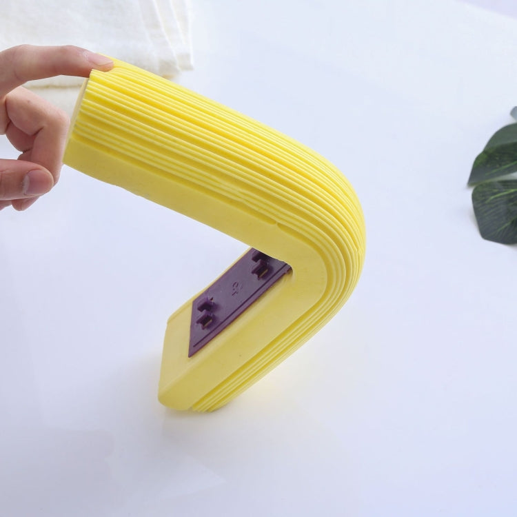2 PCS 28cm Half-Fold Narrow Mouth Universal Mop Sponge Tape Head Replacement Fittings(Yellow) - Sponges, Cloths & Brushes by PMC TechLife | Online Shopping South Africa | PMC TechLife