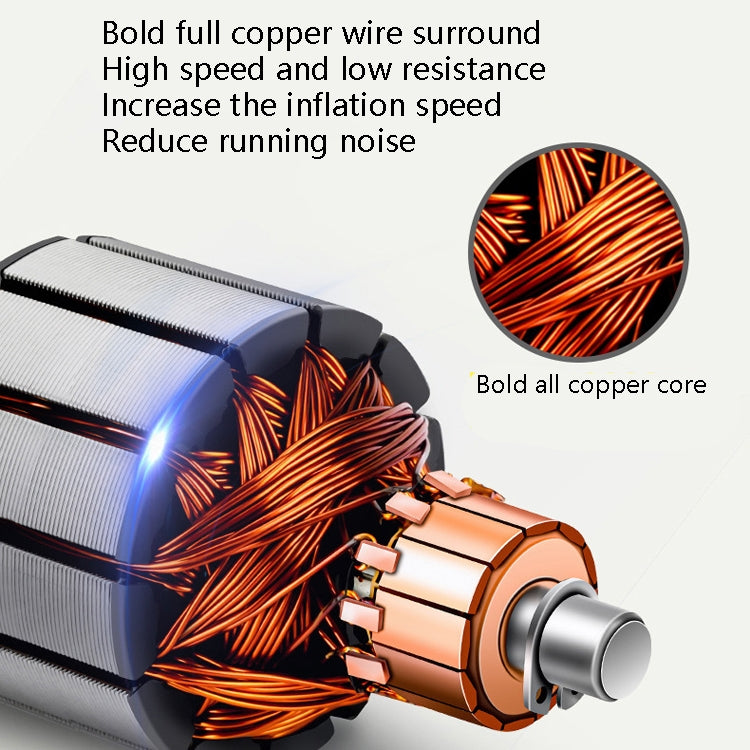 YR-106 12V Car Inflatable Pump Home Tire Portable Air Pump(Double Cylinder) - Inflatable Pump by PMC TechLife | Online Shopping South Africa | PMC TechLife