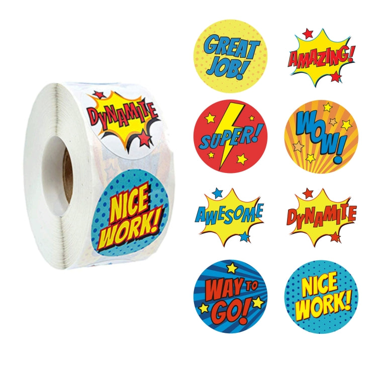 Teacher Reward Students Children Cute Stickers Toy Decoration Stickers, Size: 2.5cm / 1 Inch(A-08) - Tape & Solid glue by PMC TechLife | Online Shopping South Africa | PMC TechLife
