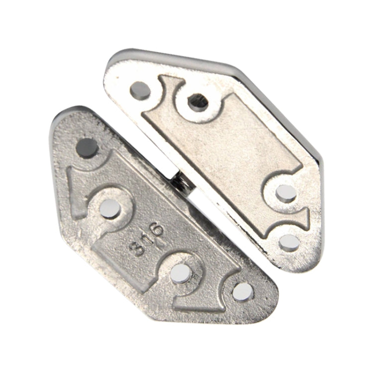 Butterfly Hinge 316 Stainless Steel Ship Accessories, Specification: 70 x 68mm - Marine Accessories & Parts by PMC TechLife | Online Shopping South Africa | PMC TechLife | Buy Now Pay Later Mobicred