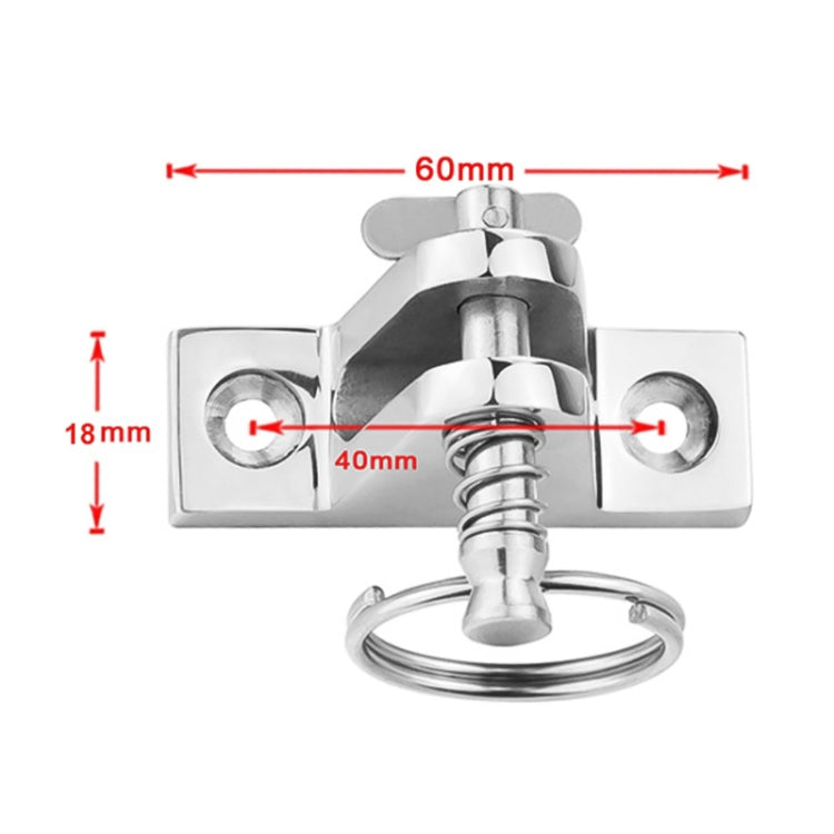 Mountain Type Seat Peg Ring 316 Stainless Steel Ship Accessories, Specification: 60 x 18mm - Marine Accessories & Parts by PMC TechLife | Online Shopping South Africa | PMC TechLife | Buy Now Pay Later Mobicred