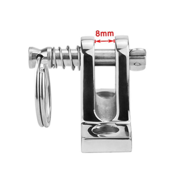 Mountain Type Seat Peg Ring 316 Stainless Steel Ship Accessories, Specification: 60 x 18mm - Marine Accessories & Parts by PMC TechLife | Online Shopping South Africa | PMC TechLife | Buy Now Pay Later Mobicred