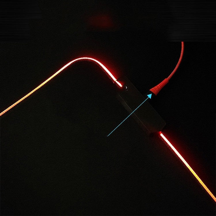 300x350x3mm F-01 Rubber Thermal Transfer RGB Luminous Non-Slip Mouse Pad(Colorful Lion) - free shipping - PMC Jewellery - Order now!