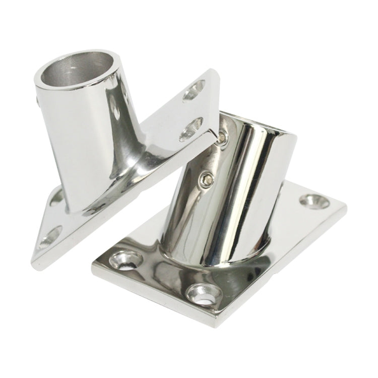 Thicken 316 Stainless Steel 60-Degree Square Tube Base Marine Boat Hardwares, Specifications: 22mm - Marine Accessories & Parts by PMC TechLife | Online Shopping South Africa | PMC TechLife | Buy Now Pay Later Mobicred