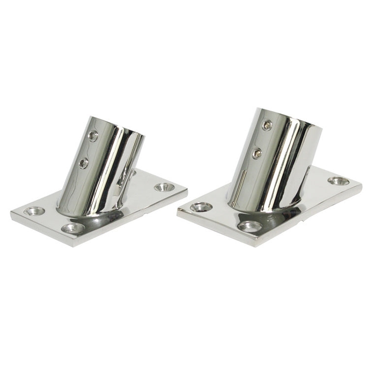 Thicken 316 Stainless Steel 60-Degree Square Tube Base Marine Boat Hardwares, Specifications: 25mm - Marine Accessories & Parts by PMC TechLife | Online Shopping South Africa | PMC TechLife | Buy Now Pay Later Mobicred