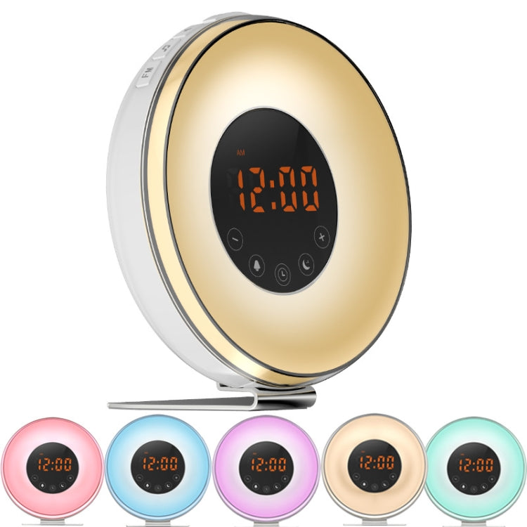 Simulated Sunrise And Sunset Sleep Light Alarm Clock with FM Radio(AU Plug) - Alarm Clocks by PMc TechLife | Online Shopping South Africa | PMc TechLife | Buy Now Pay Later Mobicred