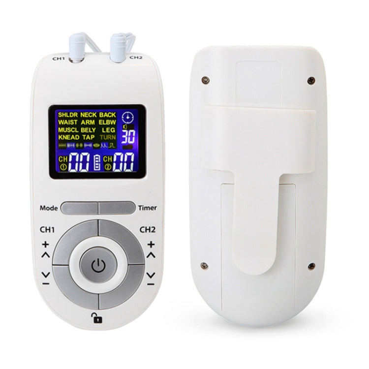 100B 12-mode Digital Meridian Physiotherapy Instrument Electronic Acupoint Pulse Acupuncture Massager, Specification: Battery Type(White) - Massage & Relaxation by PMC TechLife | Online Shopping South Africa | PMC TechLife