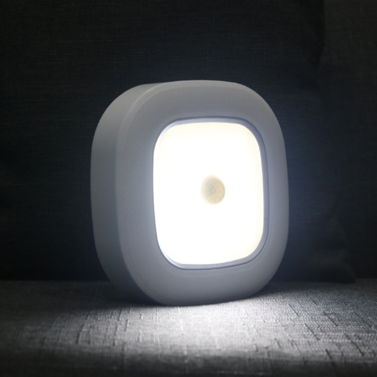1145 Human Body Induction Ceiling Light Wireless Installation Battery Ceiling Lamp(White Shell Warm Light) - Sensor LED Lights by PMC TechLife | Online Shopping South Africa | PMC TechLife | Buy Now Pay Later Mobicred