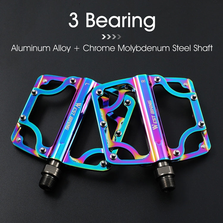 1 Pair WEST BIKING YP0802081 Mountain Road Bike Colorful Pedals(Colorful) - free shipping - PMc TechLife - Order now!