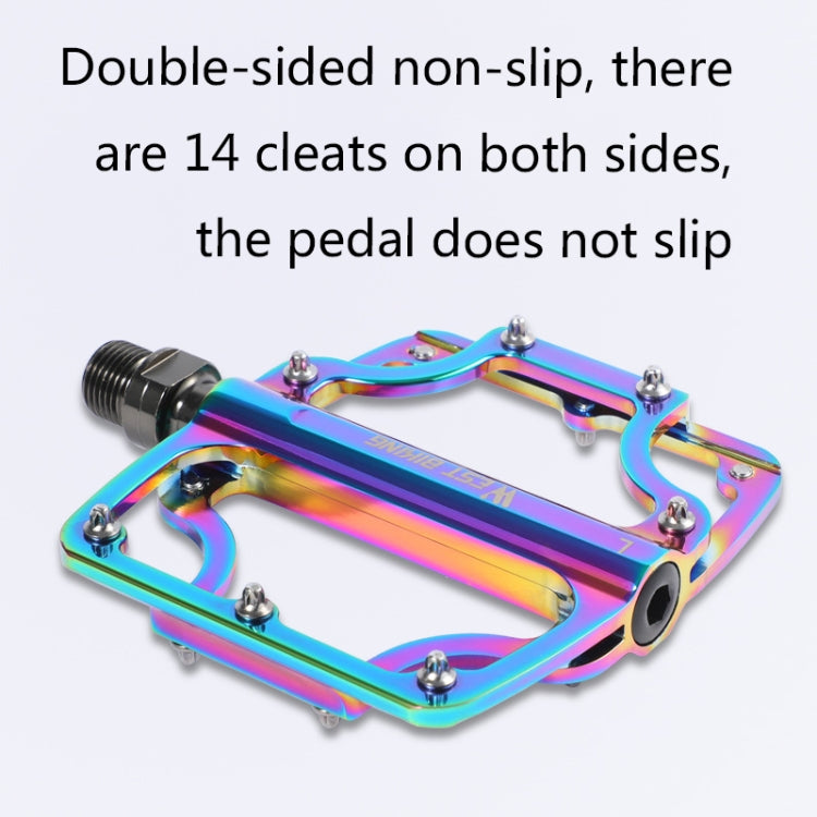 1 Pair WEST BIKING YP0802081 Mountain Road Bike Colorful Pedals(Colorful) - free shipping - PMc TechLife - Order now!