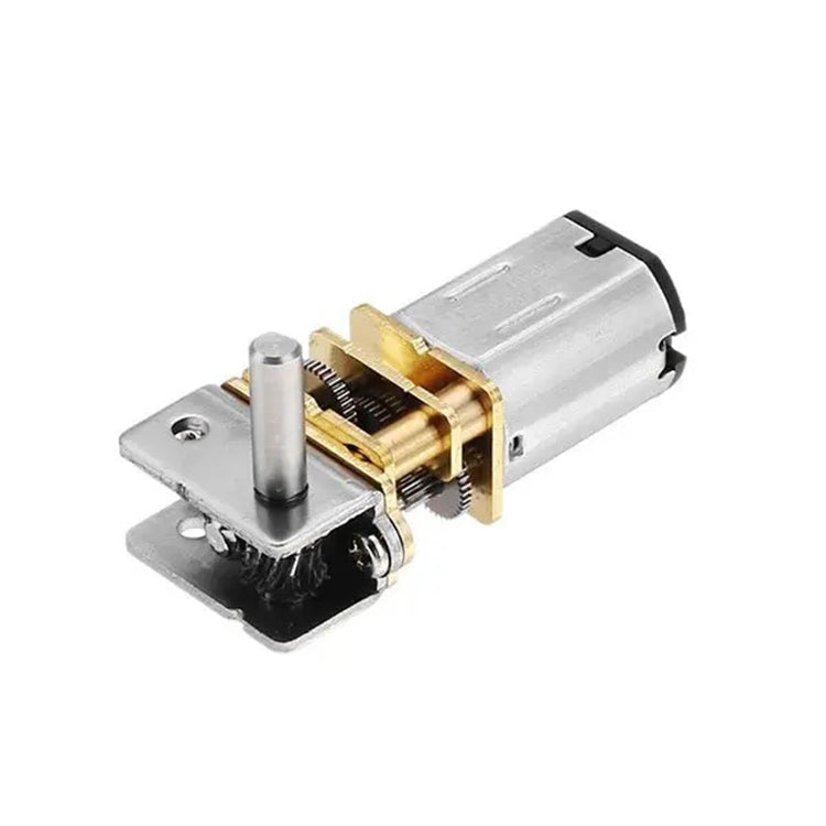 GW12N20 Worm Gear Low Speed Motor Ultra Mini Gear Power-Off Self-Locking Motor For Smart Car Robot(12V 110RPM) - free shipping - PMC TechLife - Order now!