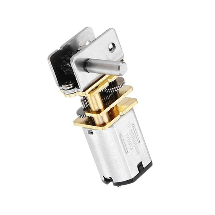 GW12N20 Worm Gear Low Speed Motor Ultra Mini Gear Power-Off Self-Locking Motor For Smart Car Robot(12V 110RPM) - free shipping - PMC TechLife - Order now!
