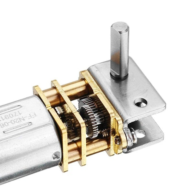 GW12N20 Worm Gear Low Speed Motor Ultra Mini Gear Power-Off Self-Locking Motor For Smart Car Robot(12V 110RPM) - free shipping - PMC TechLife - Order now!