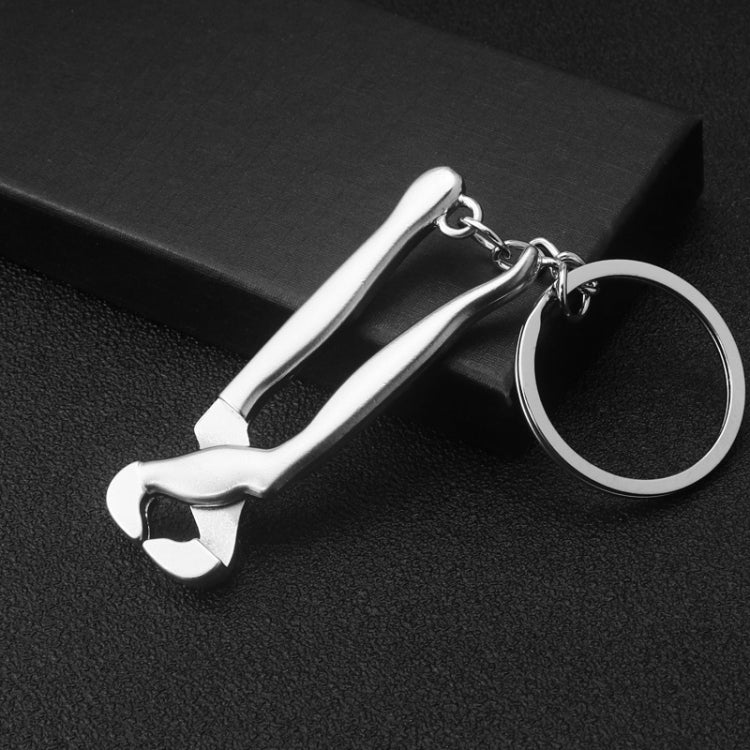 10 PCS Tool Metal Keychain Car Key Ring Pendant, Colour: H-399 Pliers - Key Rings by PMC Jewellery | Online Shopping South Africa | PMC Jewellery | Buy Now Pay Later Mobicred