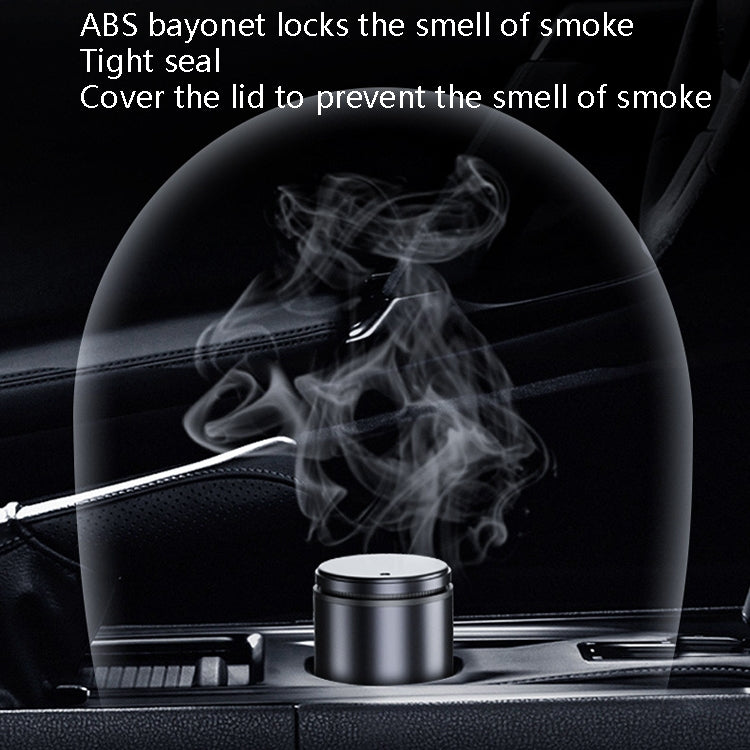 BEN.JACK Ashtray With Cover Personality Multi-Function Universal Car Ashtray(Silver) - free shipping - PMC TechLife - Order now!
