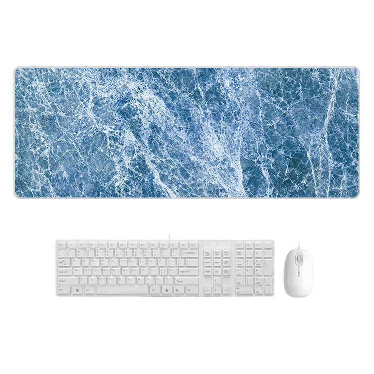 400x900x4mm Marbling Wear-Resistant Rubber Mouse Pad(Blue Marble) - Mouse Pads by PMC TechLife | Online Shopping South Africa | PMC TechLife | Buy Now Pay Later Mobicred