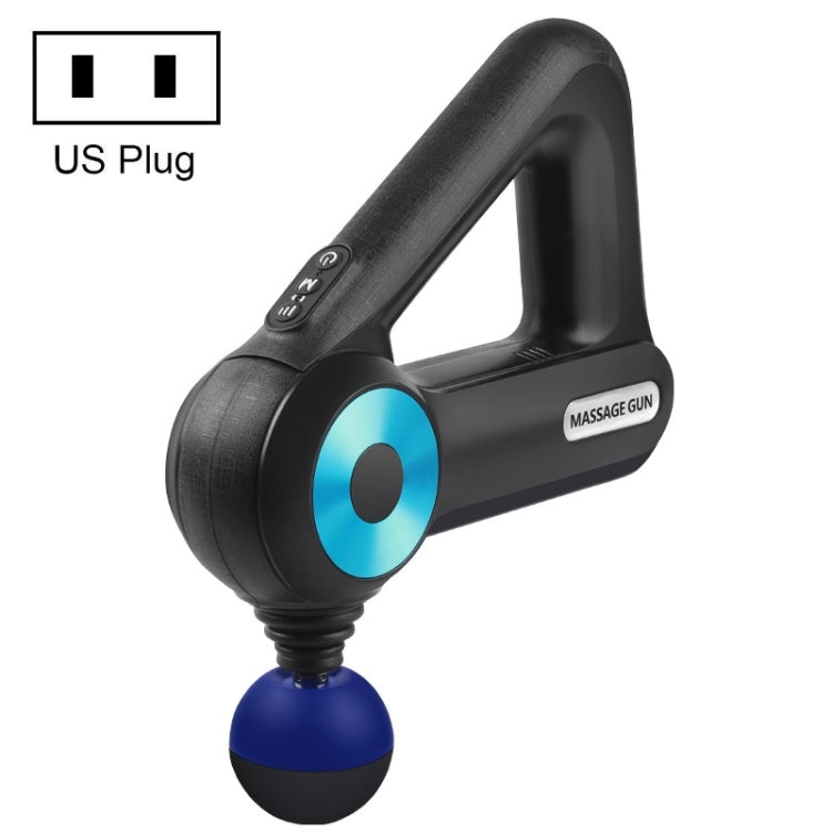 SL-8890 Triangle Fascia Muscle Relaxer Household Electric Fitness Massager, Specification: US Plug(Blue) - free shipping - PMC TechLife - Order now!