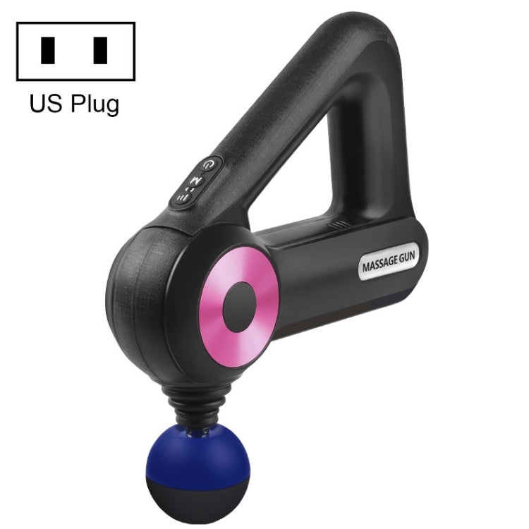 SL-8890 Triangle Fascia Muscle Relaxer Household Electric Fitness Massager, Specification: US Plug(Red) - free shipping - PMC TechLife - Order now!