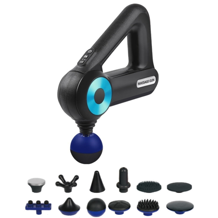 SL-8890 Triangle Fascia Muscle Relaxer Household Electric Fitness Massager, Specification: EU Plug(Blue) - free shipping - PMC TechLife - Order now!