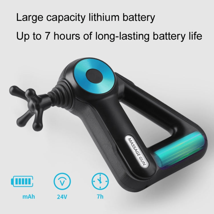 SL-8890 Triangle Fascia Muscle Relaxer Household Electric Fitness Massager, Specification: EU Plug(Golden) - free shipping - PMC TechLife - Order now!