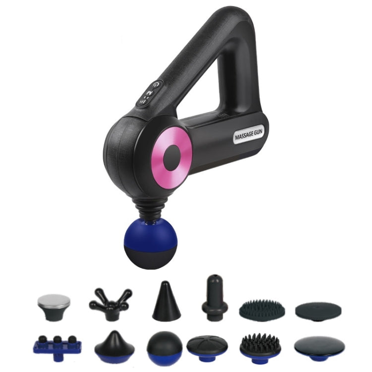 SL-8890 Triangle Fascia Muscle Relaxer Household Electric Fitness Massager, Specification: UK Plug(Red) - free shipping - PMC TechLife - Order now!