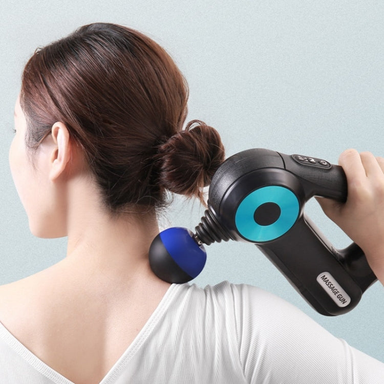 SL-8890 Triangle Fascia Muscle Relaxer Household Electric Fitness Massager, Specification: UK Plug(Blue) - free shipping - PMC TechLife - Order now!