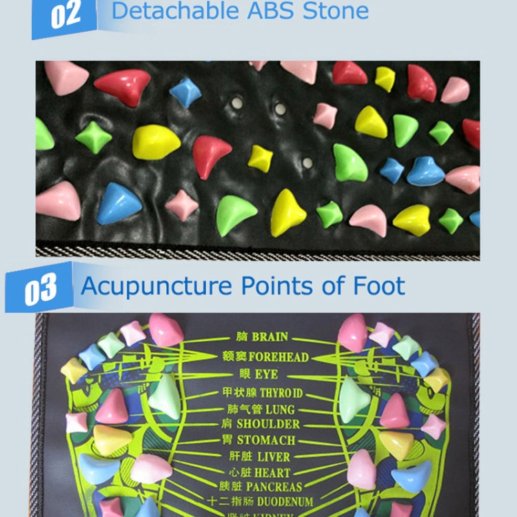 70 x 35cm Imitation Stone Foot Massage Pad Foot And Leg Pain Relief Physiotherapy Health Acupressure Pad - free shipping - PMC TechLife - Order now!