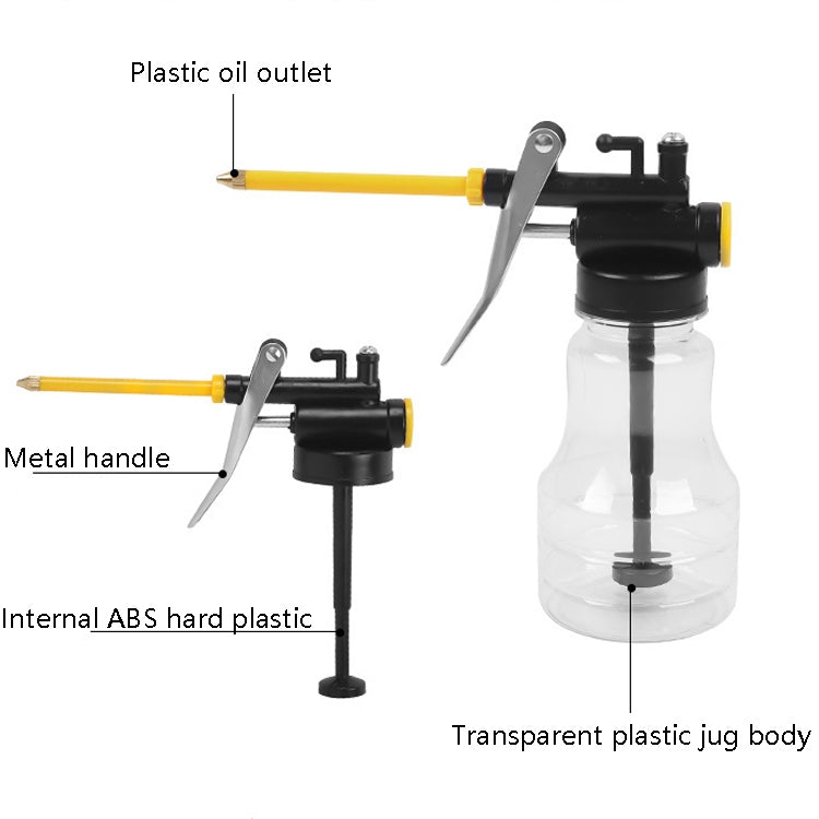 4 PCS CY-0085 Home Long Mouth Injection Device Machine Oil Pot Manual Lubrication Gear Oil Filler, Style: Transparent 250ml - free shipping - PMC TechLife - Order now!