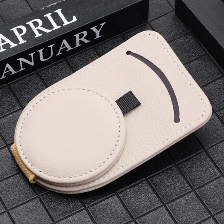 538 Car Glasses Clip Car Sun Visor Card Storage Clip(Beige) - Sunglasses & Glasses Clips by PMC TechLife | Online Shopping South Africa | PMC TechLife | Buy Now Pay Later Mobicred