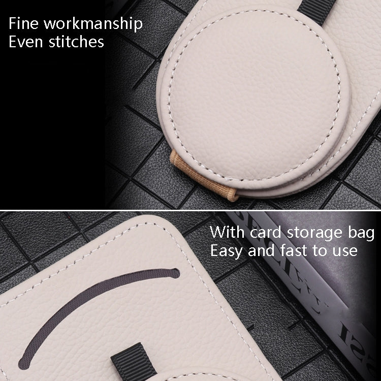 538 Car Glasses Clip Car Sun Visor Card Storage Clip(Gray) - Sunglasses & Glasses Clips by PMC TechLife | Online Shopping South Africa | PMC TechLife | Buy Now Pay Later Mobicred